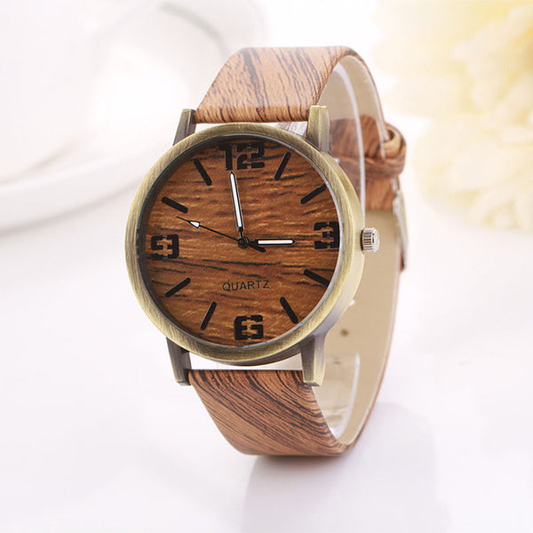 Eloise Wooden Analog Quartz Watch