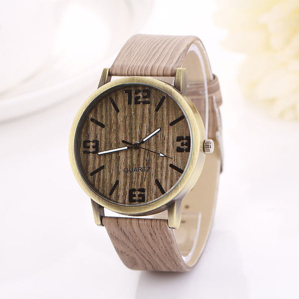 Eloise Wooden Analog Quartz Watch