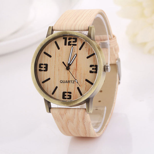 Eloise Wooden Analog Quartz Watch