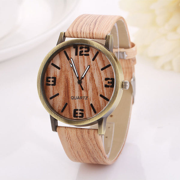 Eloise Wooden Analog Quartz Watch