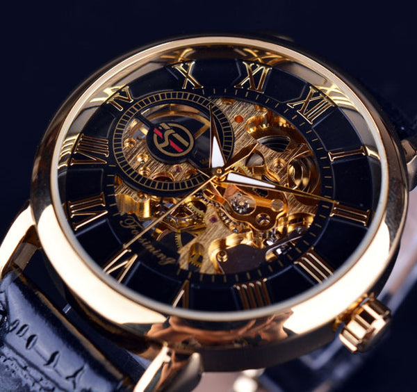 Heren Horloge Skeleton Timepiece