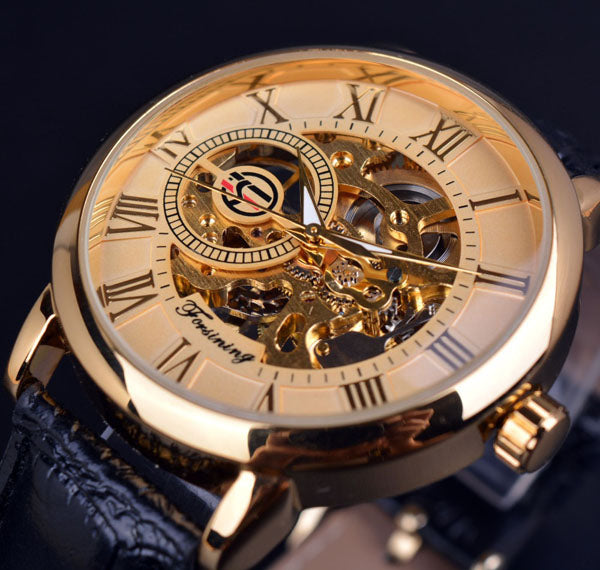 Heren Horloge Skeleton Timepiece