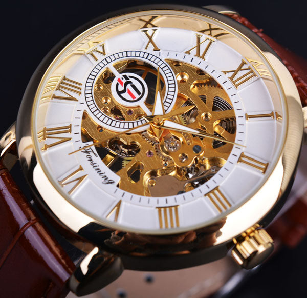 Heren Horloge Skeleton Timepiece