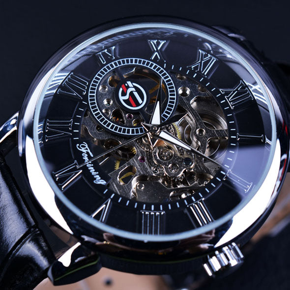 Heren Horloge Skeleton Timepiece