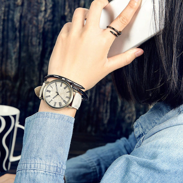 Milana Casual Leather Watch